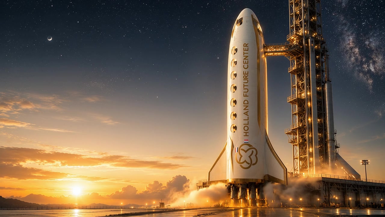 The Holland Future Center shuttle ready for launch